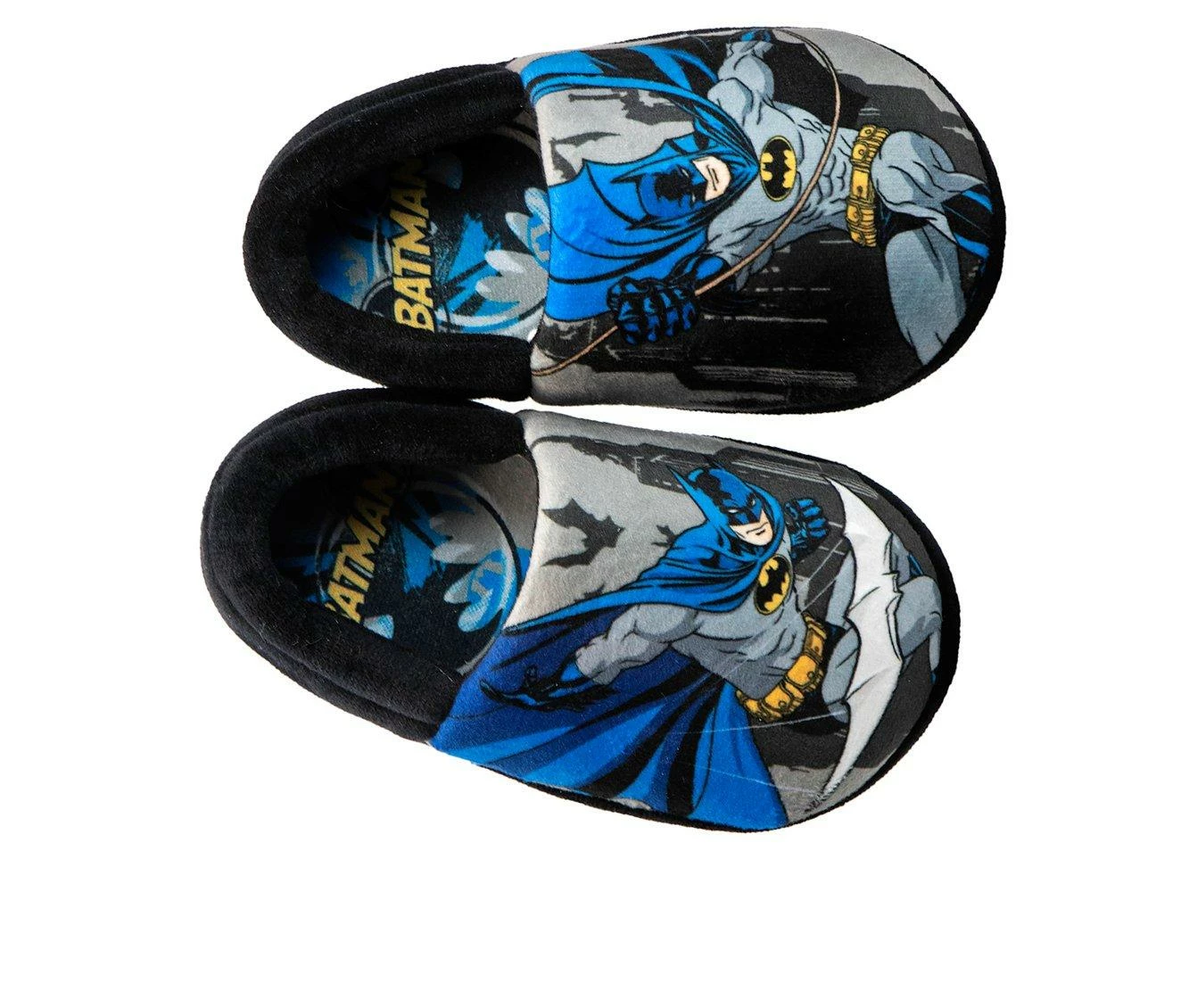 DC Comics Toddler & Little Kid Batman II Slippers Black/Blue - Image 5