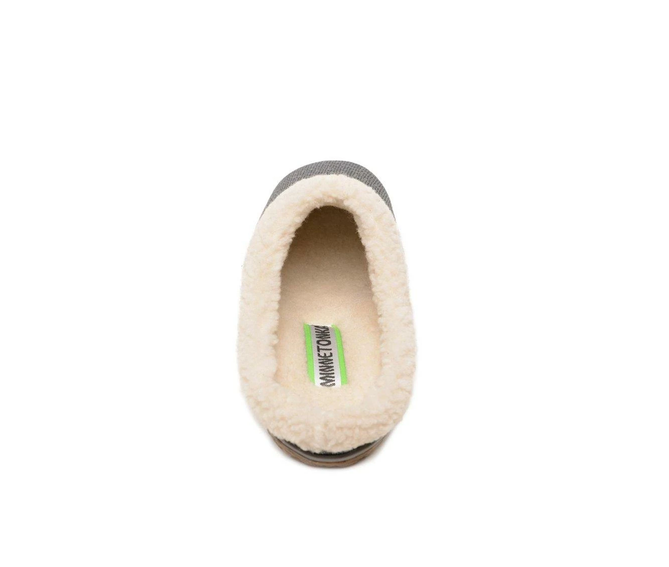 Minnetonka Women's Eco Spruce Clog Slippers Grey - Image 5