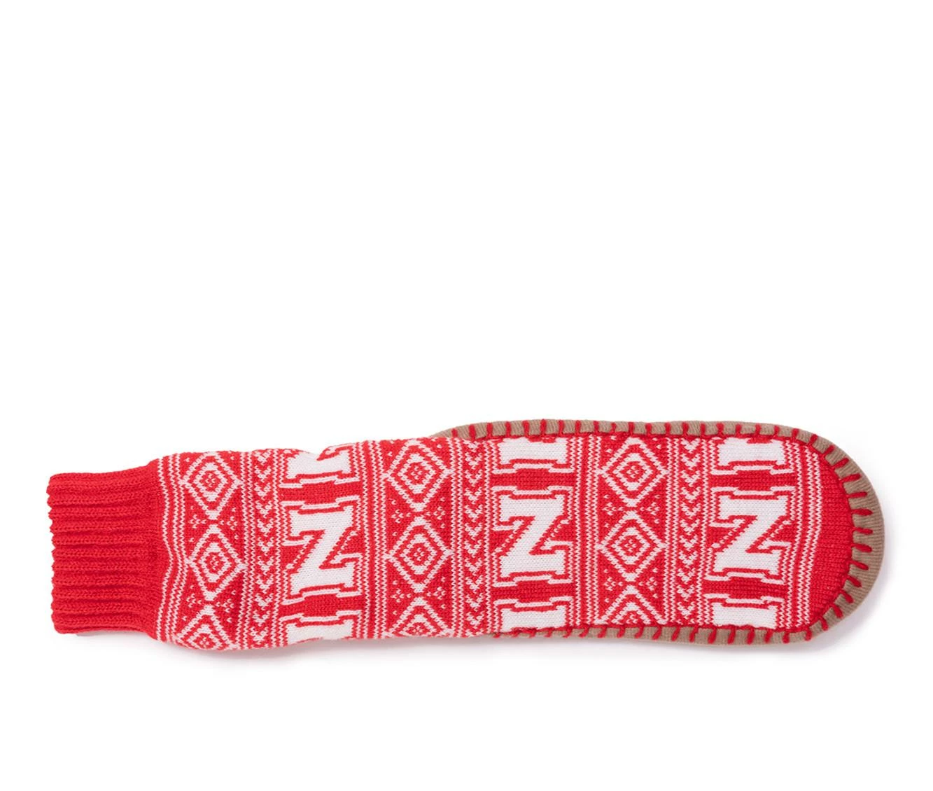 MUK LUKS Game Day Nebraska Corn Huskers Slipper Socks Nebraska - Image 6