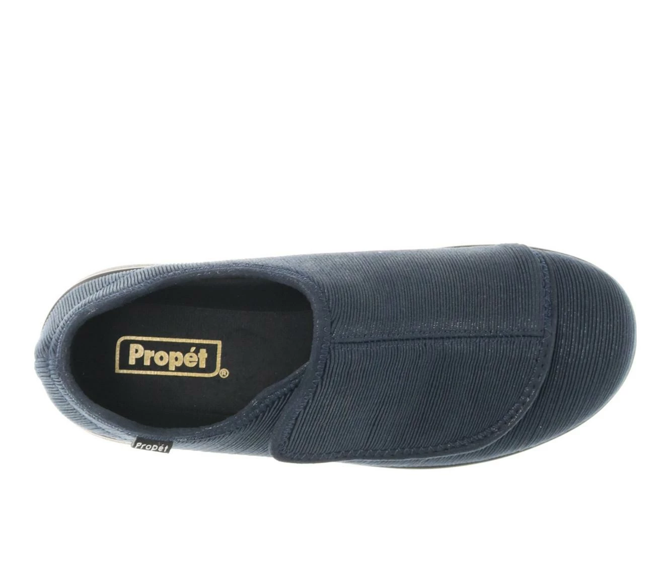 Propet Men's Cush N Foot Slippers Navy Corduroy - Image 6