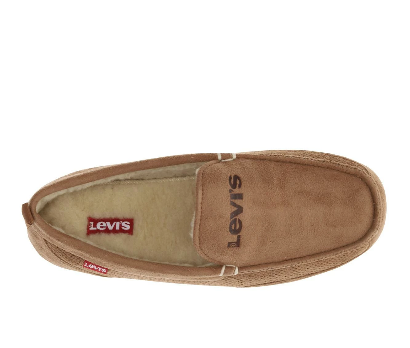 Levis Harlin 2 Moccasin Slippers Tan - Image 6