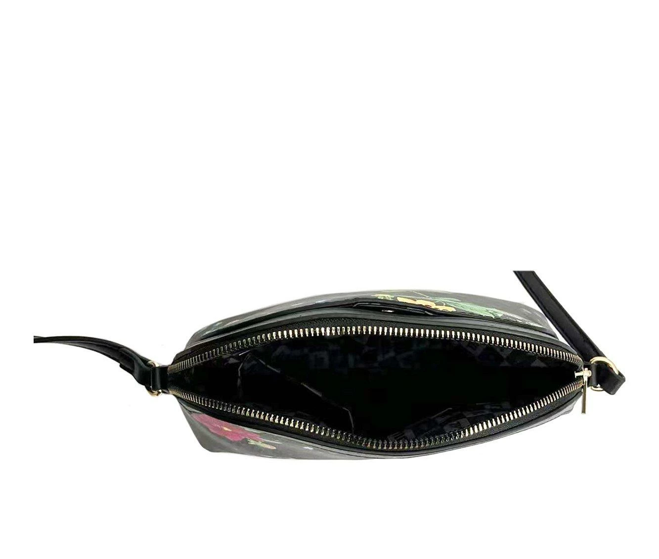 London Fog Ellie Signature Crossbody Handbag Black - Image 6